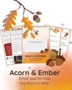 October Nature Box - Acorn and Ember