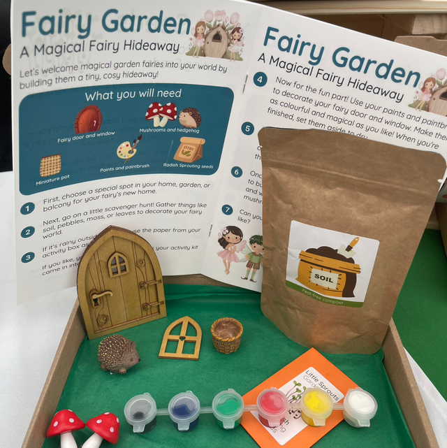 Fairy Garden Craft and Nature Activity Box for Children
